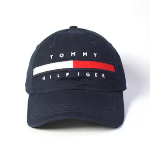 美國百分百【Tommy Hilfiger】帽子 TH 配件 棒球帽 遮陽帽 鴨舌帽 經典 LOGO 男女 深藍 AD98