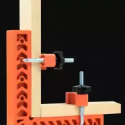 8Pieces Right Angle Positioning Squares Clamps for Efficient Woodwork Projects