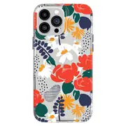 Tech21 Evo Art Case Compatible with MagSafe (Suits iPhone 13 Pro) – Red Rose