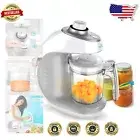 Fast and Safe Baby Food Steamer & Blender with Adjustable Timer - 430 Watts