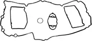CBCKZTETUP Car Valve Cover Gasket Fit for BMW 320I 428I X3 Z4 E92 E89 F30 528I 11127588418 Automotive Intake Gasket