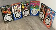 TYCO View-Master Sesame Street Dr Seuss Mickey Mouse Looney Tunes Sealed Reels