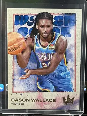 2023-24 Court Kings - Cason Wallace RC , water color特卡 雷霆隊 水彩