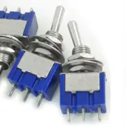 5Pcs/set AC ON/OFF SPDT 3 Pin 2 Position Latching Toggle Switch US