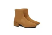 TARRAMARRA Women Microsuede Ankle Sock Boots Kenia Chestnut