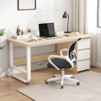在飛比找蝦皮購物優惠-A02 100/120/140cm簡易電腦桌多功能雙人書桌寬