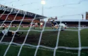 John Wark scores the first goal for Ipswich Town with a penalty k - Old Photo