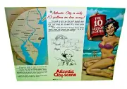 Atlantic City NJ 10 Gallon Vacation FLYER New Jersey Shore Miss America 1974 NOS