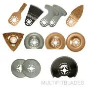 12pc Oscillating Tool Tile & Grout Kit - Ridgid JobMax, Ryobi JobPlus