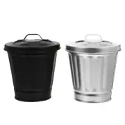 2 PCS Mini Trash Can for Countertop Desktop Office Practical