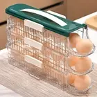 Freshness-preserving Egg Rack Easy Container Capacity Refrigerator Storage Box