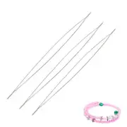 Big Eye Beading Needles Handmade Pins Threading Tool Set for DIY Jewelry Making