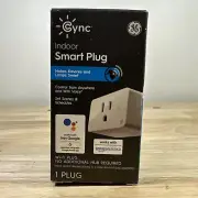 GE Cync Indoor Smart Plug - Wi-Fi Works with Google & Alexa make devices smart