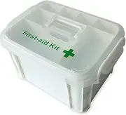 Portable Medicine First aid Box, Storage Box, Small Safe Emergency Medical Storage Box, 13.3 * 9.4 * 7.6in, Suitable for Home or Going Out