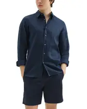 Theory Irving Shirt in Relaxed Linen