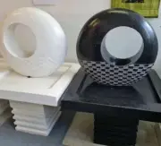 Indoor/Outdoor Terrazzo Donut Water Feature FREE Pump *Pick UP Only*