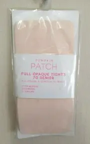 BNWT Pumpkin Patch Brand Baby Girls 0 to 6 Mth Opaque Pink Footed Style Tights