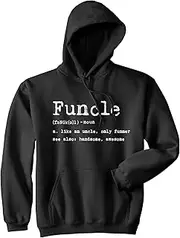 [Crazy Dog T-shirts] Funcle Definition Hoodie Funny Fun Uncle Family Graphic Novelty Sweatshirt