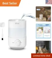 Whisper-Quiet 2.5L Humidifier with 360° Nozzle - Ideal for Bedrooms & Babies