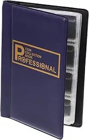 jojofuny Coin Collection Album Portable Coin Organizer Book for Collectors Lightweight and Compact Design present