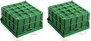2 Pcs Square Flower Foam Cage Florist Foam Floral Foam Cage Floral Foam Stand Flower Foam Box with Suction Cup for Wedding Decoration Table Centerpiece Arrangement for Flowers