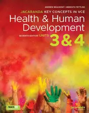 Jacaranda Key Concepts in VCE Health and Human Development VCE Units 3&4, learnON & Print