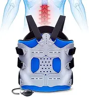 Thoracic Full Back Brace, Adjustable Thoracolumbar Supports Brace, Pain Relief and Straightener for Fractures, Post Op, Herniated Disc, Spinal Trauma, Mild Scoliosis