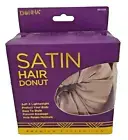 DONNA Satin Hair Donut Prevent Breakage Retain Moisture Protect Ends Easy Style