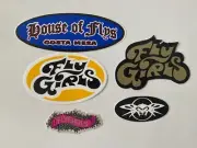 BLACK FLYS STICKERS FLYGIRLS SURF Sticker Vans Sublime Mayhem T&C Lost CAR DECAL