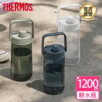 在飛比找momo購物網優惠-【THERMOS膳魔師】買大送小_彈蓋輕水瓶710ml+12