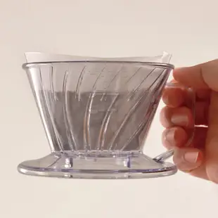 HARIO-透明台型樹脂濾杯01/02(適用梯形濾紙)
