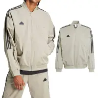 在飛比找Yahoo奇摩購物中心優惠-Adidas M Tiro LS JKT 男款 灰色 夾克 