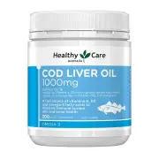 Healthy Care Cod Liver Oil 1000mg | 200C