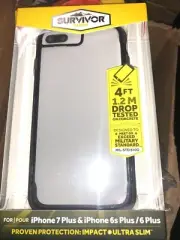 Griffin Survivor Clear Slim Case Apple iPhone 6 7 8 Plus Clear GB42315-2 ❤️️✅❤️️