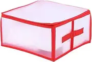 Christmas Ball Storage Container | Christmas Baubles Storage Box with Dividers - Heavy Duty Holiday Ornaments Storage Container Bin for Tree Wreath Ornaments