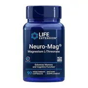 Life Extension Neuro-Mag Magnesium L-Threonate, 90 Vcaps (Pack of 1)