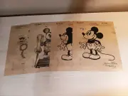 Vintage Mickey Mouse Fireworks Magic Patent Prints 4 (8x10) Unframed Photos NEW