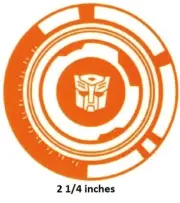 Autobot Logo Peel & Stick Decal Transformers Wall Art Sticker Kids Room Decor US