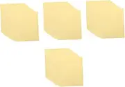OHPHCALL 4sets Decorative Stickers Radiator Valve Keys Mailbox Radiator Bleed Hole Key Magnifying Mirror Waterproof Letter Decals Lettering Stickers Crushed Film Golden 8pcs*4