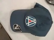 New Flexfit Tech 110 Hat One Size Blue W/Logo