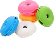 5Pcs Durable Cable Cord Organizers Data Line Winders for Earphones and Cables Tidy Up Your Desk Portable Storage for Use