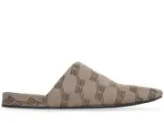 BALENCIAGA BB MONOGRAM LOGO COSY MULES SLIPPERS WOMEN SHOES 653879W2I103020