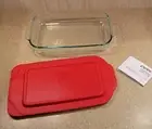 Pyrex 1.5-3 Qt Glass Baking Dish w/ Lid Oven Microwave Freezer Safe Casserole