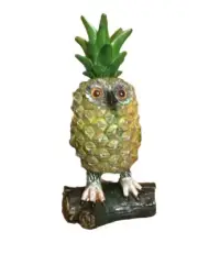 Funny Modern Owl Pineapple Animal Statue Cute Home Decor Sculpture Ornament