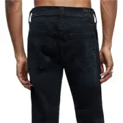 True Religion Men's Devin Straight Fit Stretch Jeans in Boss Life (30" Inseam)