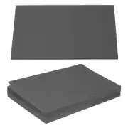 12.5x10x0.08" Chipboard Sheets 10Pcs 80PT Thick Book Board Binders Board, Black