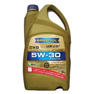 RAVENOL DXG 5W30 全合成機油 5L【APP下單9%點數回饋】