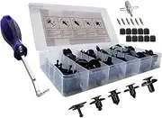 Dr.ROC Subaru Push Type Retainer Fasteners Rivets Clips OEM Upgrade 3 Sizes -7mm 8mm 10mm-50PCS-Very DurableNO PollutionTight-Premium Auto Nylon- 90914-0007 90913-0067 90914-0051+Fastener Remover