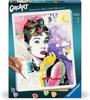 CreArt, Malen nach Zahlen Adults Premium - Audrey Hepburn