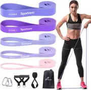 Resistance Bands for Working Out, 5-130Lb Exercise Bands 5 Levels Pull up Bands